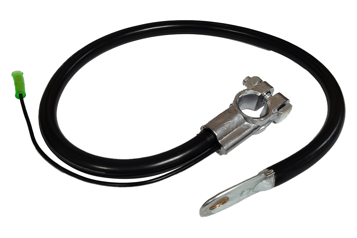 CABO DE BATERIA PRETO (NEGATIVO) - 570mm                    