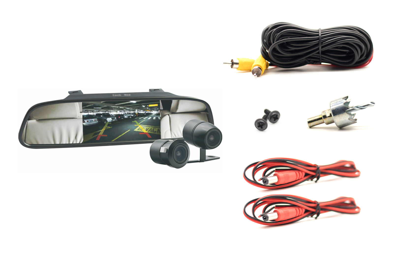 KIT PARQUEAMENTO RETROVISOR COM CAMERA                      