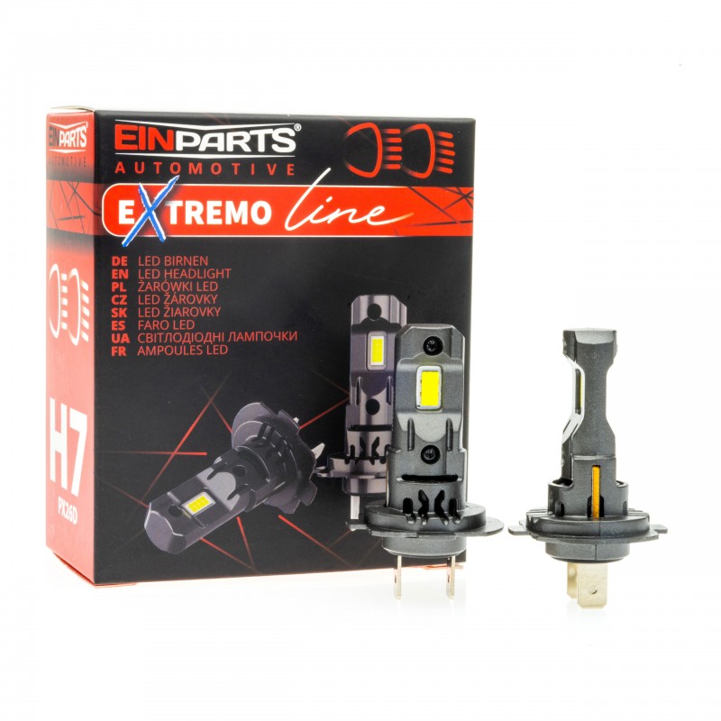 LEDS H7  9V-16V 6000K  3800LM                               