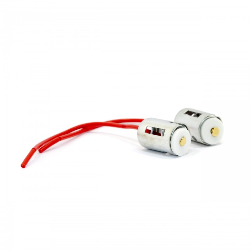 CASQUILHOS PARA LAMPADA P21W COM CABO                       