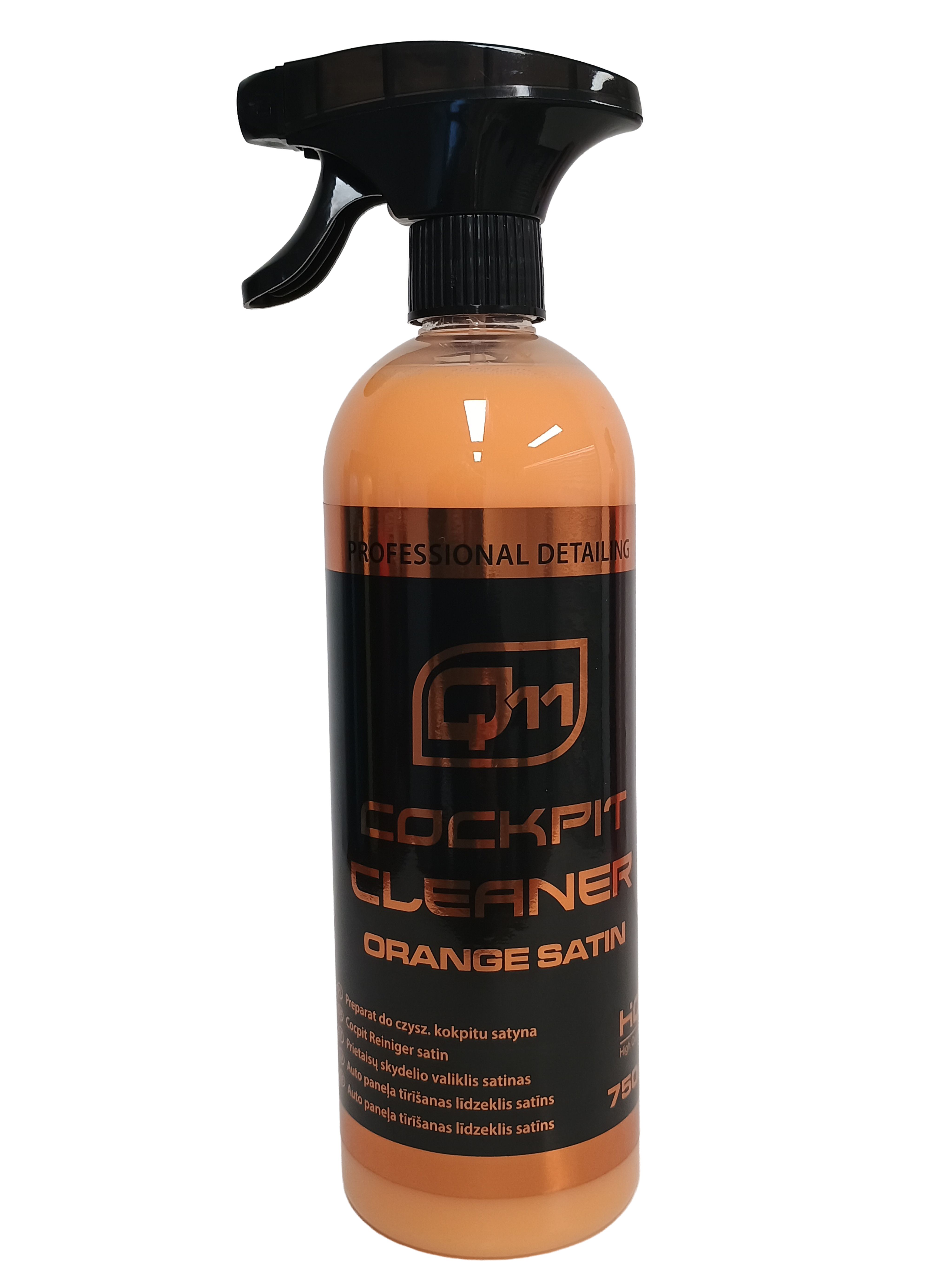 Q11 DETALHE LIMPEZA DE COCKPIT LARANJA 750ML                