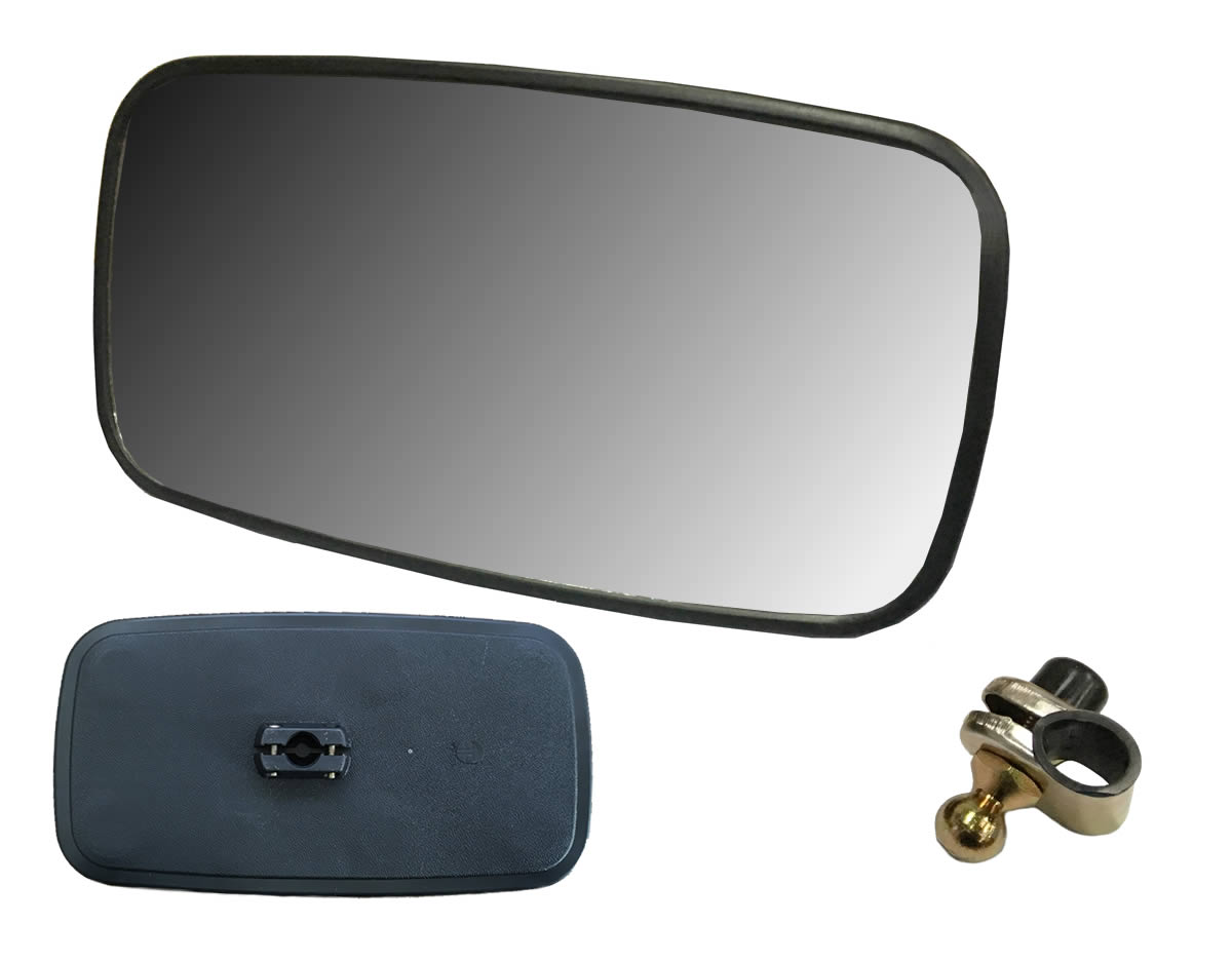 ESPELHO CONVEXO C/ABRAÇADEIRA 244x129mm                     