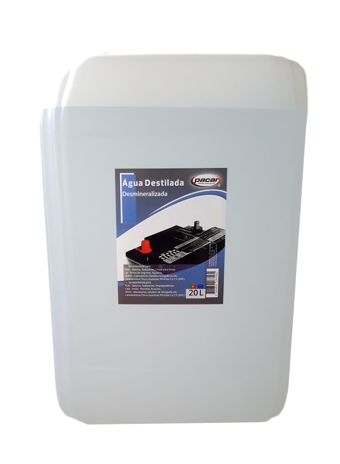 AGUA DESTILADA 20LTS                                        